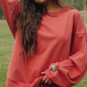 Daily Drills Vibrant Red Sweatshirt